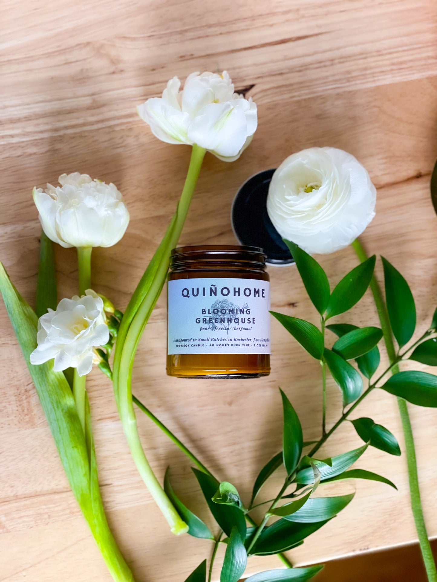 Blooming Greenhouse 7oz Soy Candle Jar