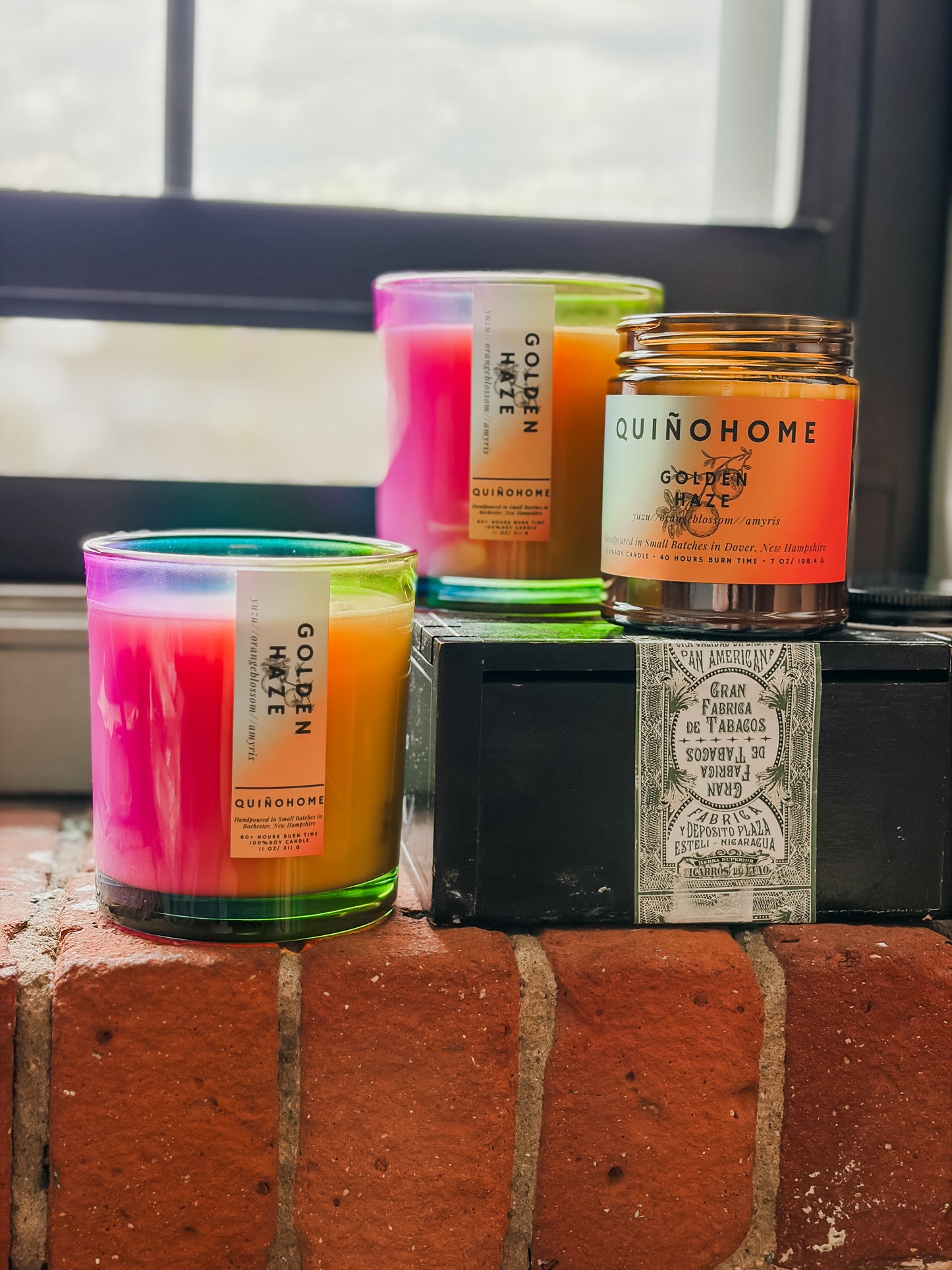 Golden Haze 11oz Soy Candle Jar