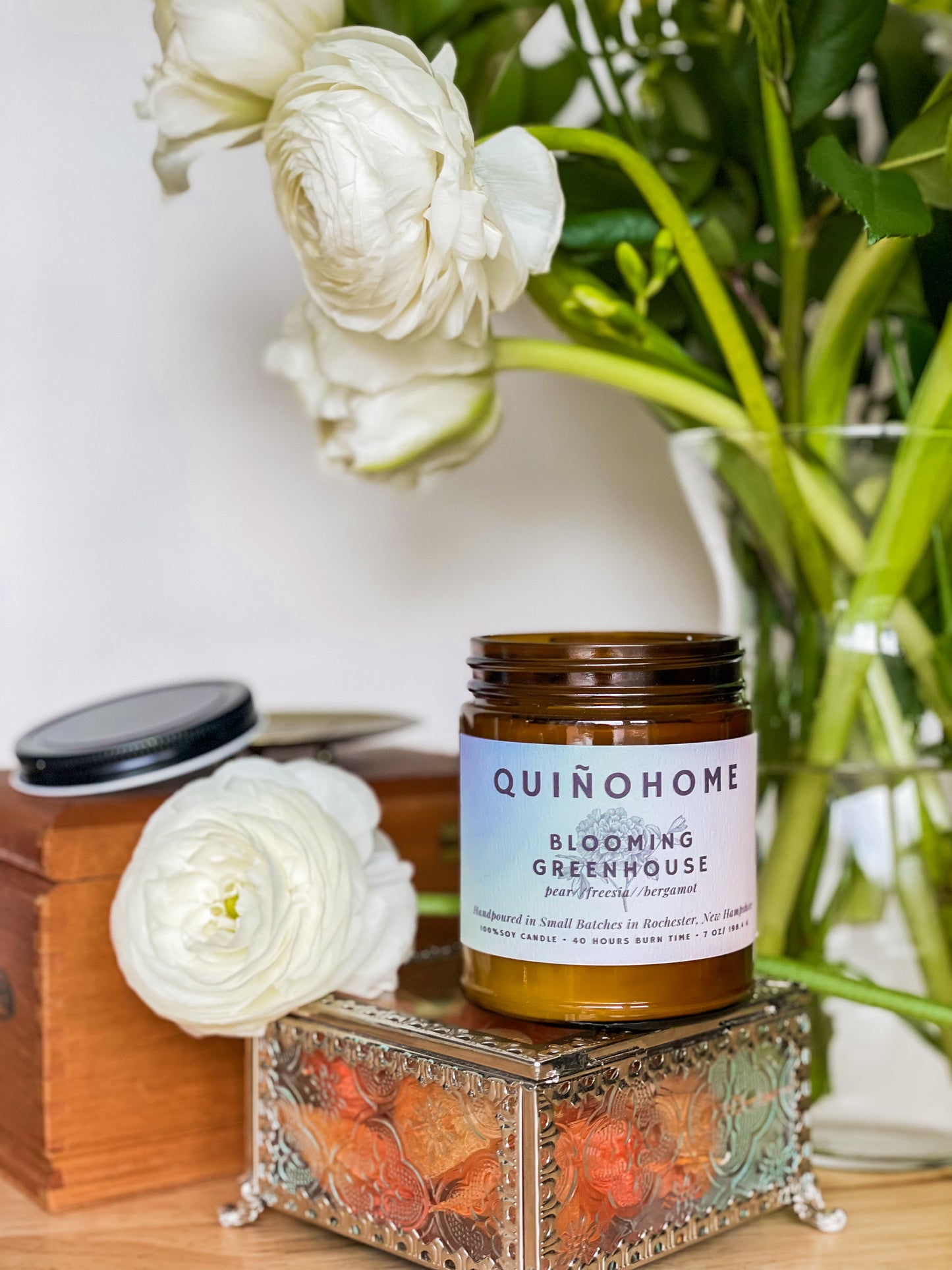 Blooming Greenhouse 7oz Soy Candle Jar