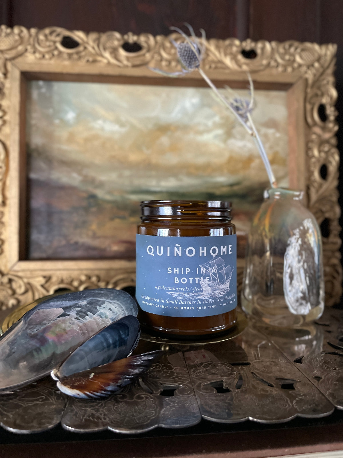 Ship in a Bottle 7oz Soy Candle Jar