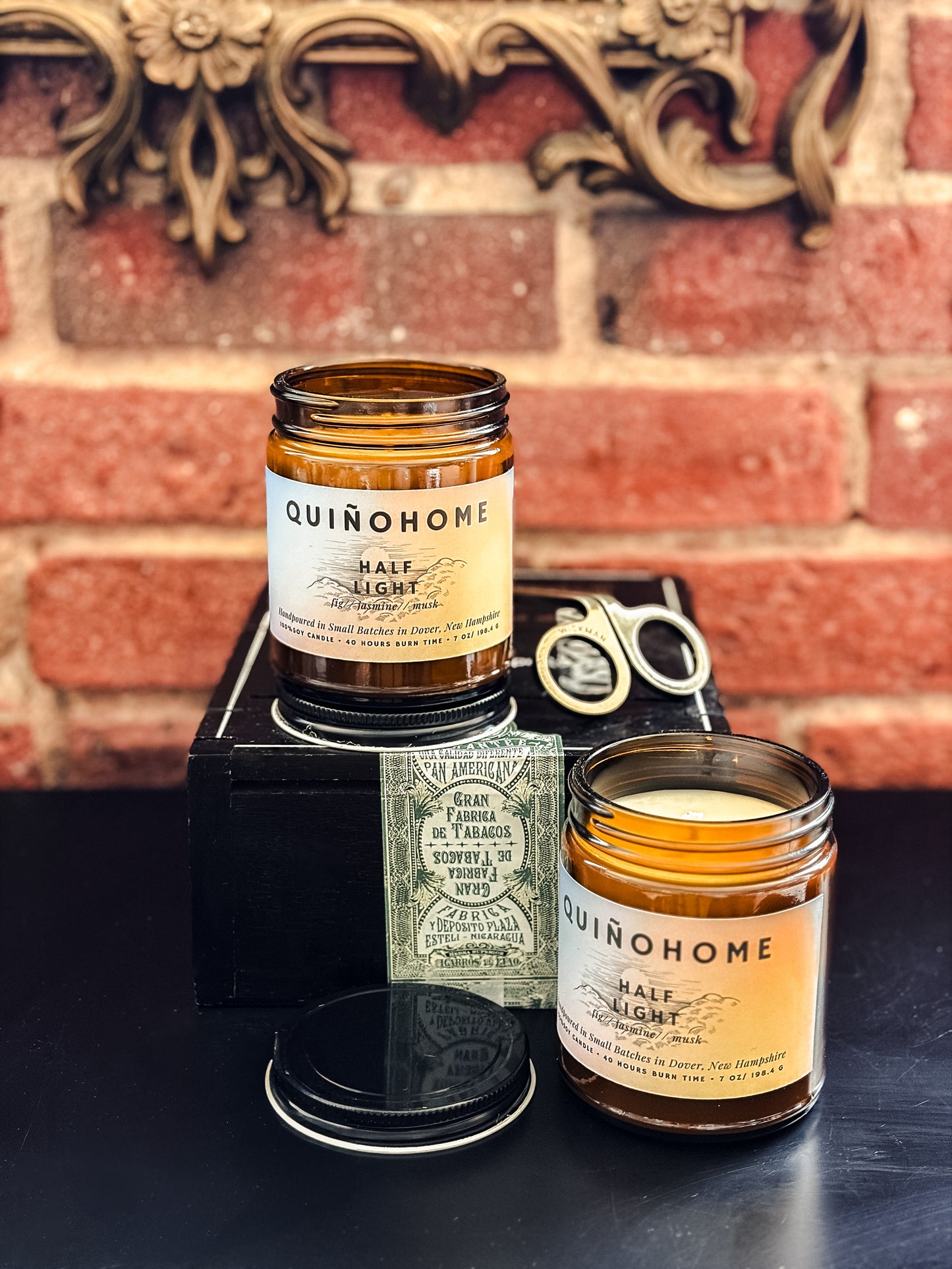 Half Light 7oz Soy Candle Jar