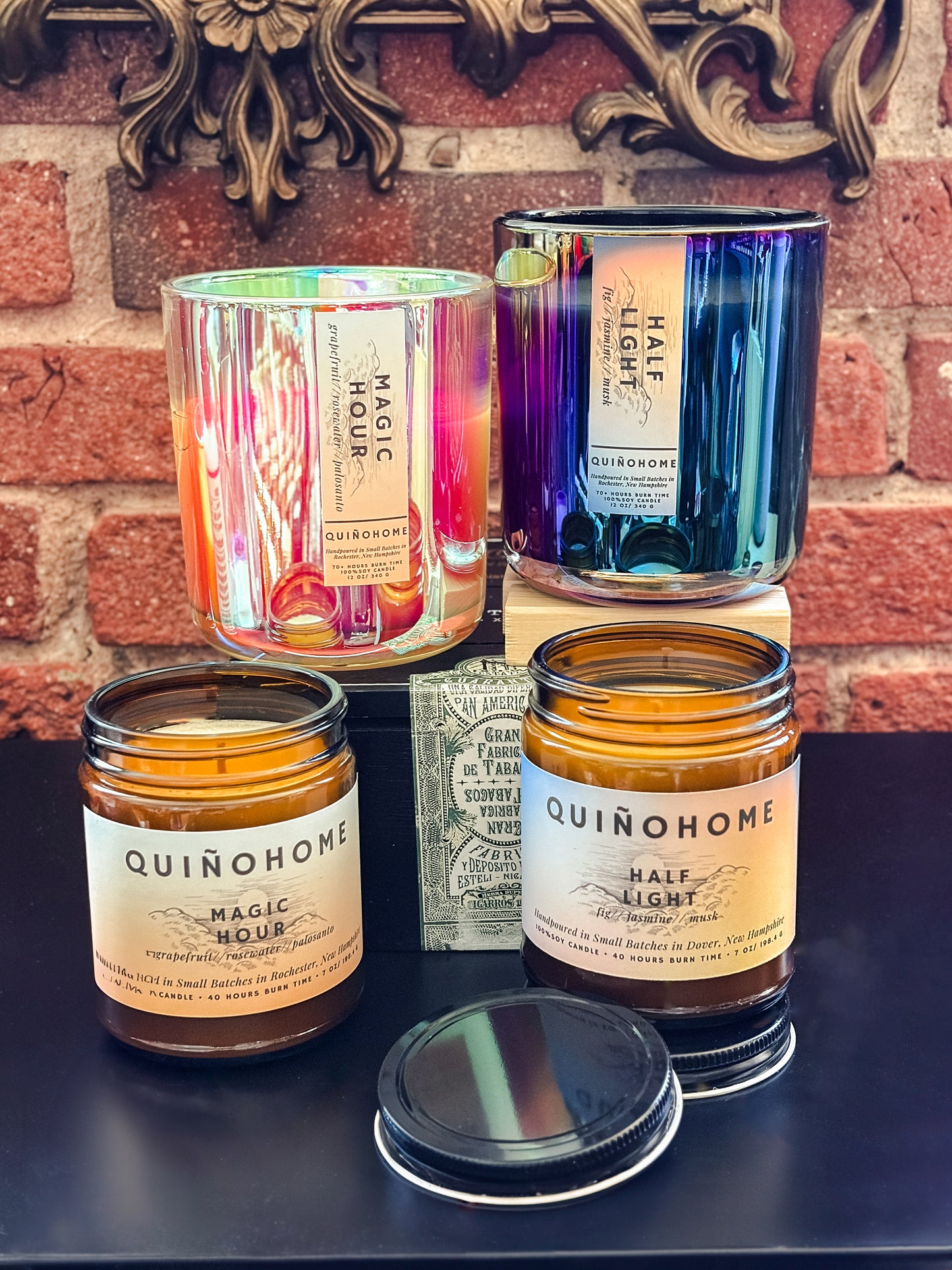 Half Light 12 oz Soy Candle Jar