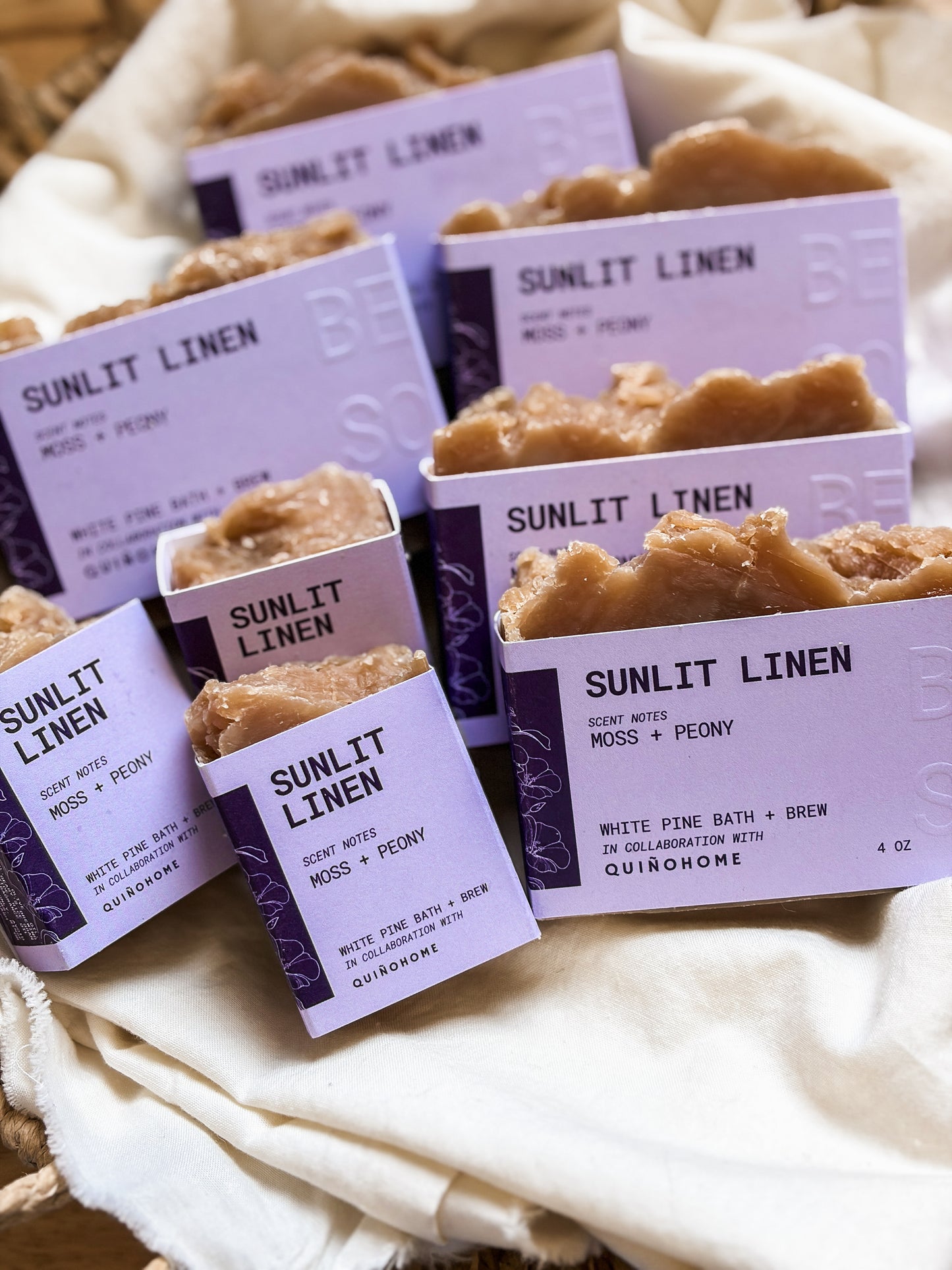 Sunlit Linen Candle & Beer Soap Bundle