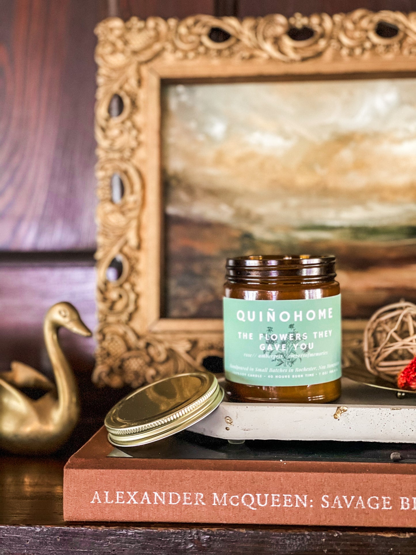 The Flowers They Gave you 7oz Soy Candle Jar