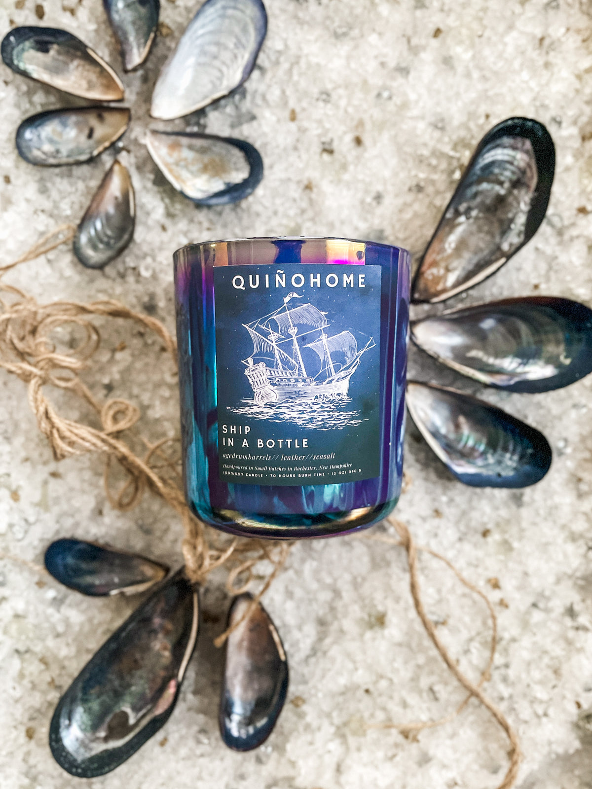 Ship in a Bottle 12 oz Soy Candle Jar
